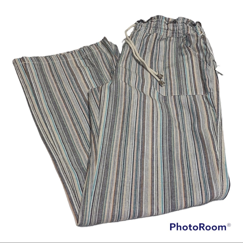 Wide Leg Linen Pants